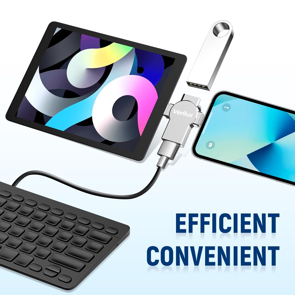 Verilux® 4-in-1 OTG Adapter PC Converter Verilux® 4-in-1 OTG Adapter PC Converter